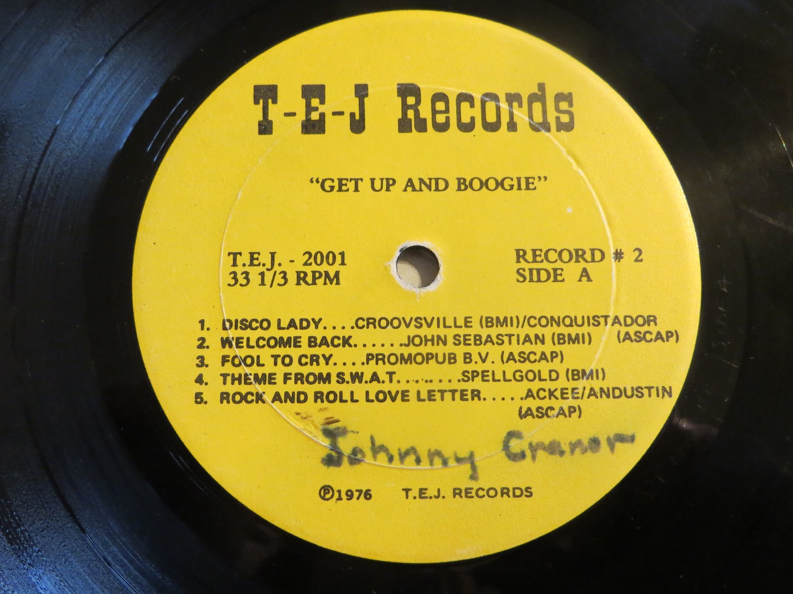 Unknown Artist – Get Up And Boogie – 2xLP 1976 TEJ – Rock, Funk, Soul