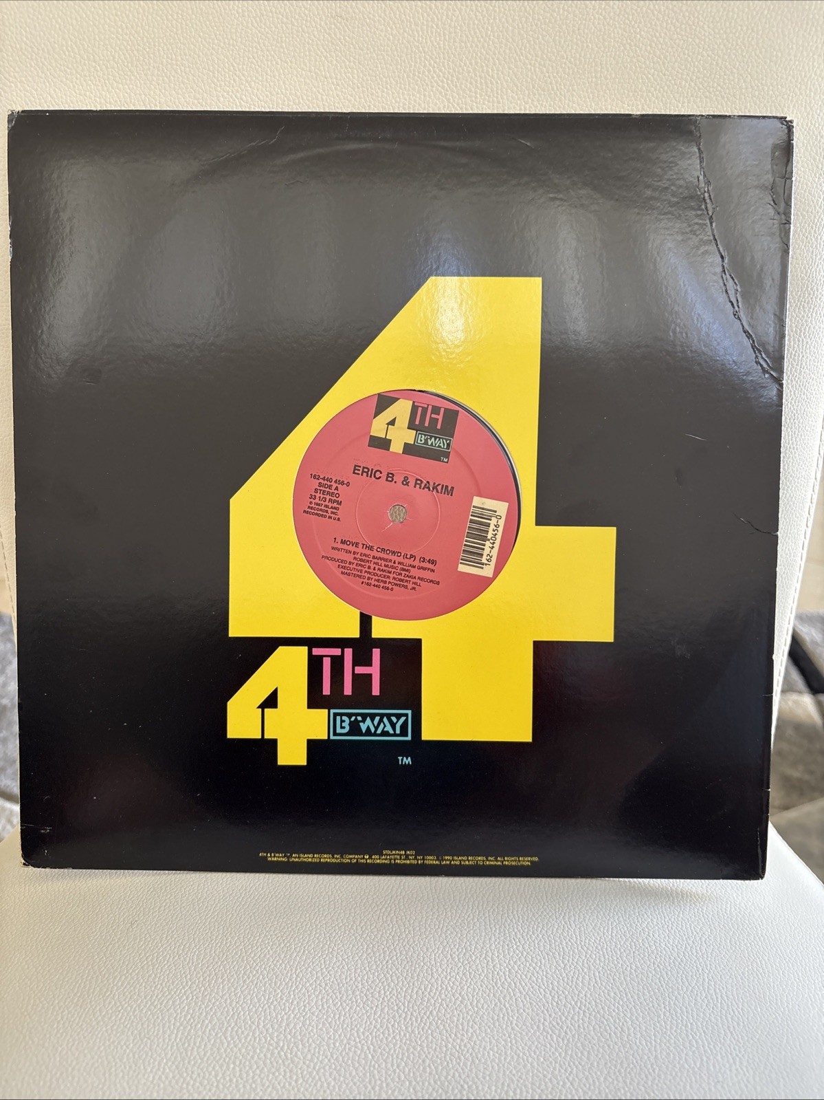 ERIC B. & RAKIM – ERIC B. Paid In Full/Move The Crowd 12″ Vinyl Single 1986