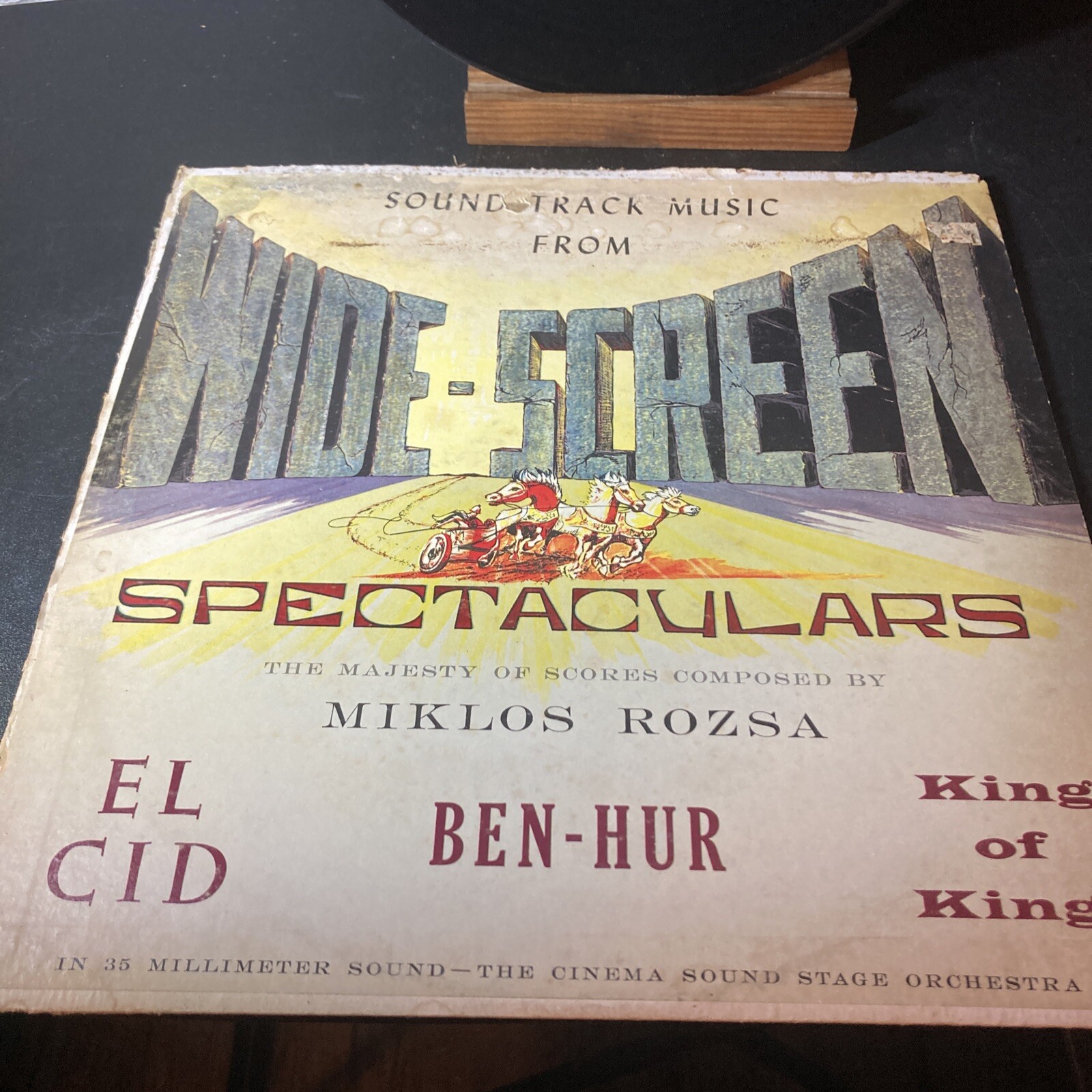 Sound Track Music From Wide-Screen Spectaculars VINYL LP_EL CID / BEN HUR