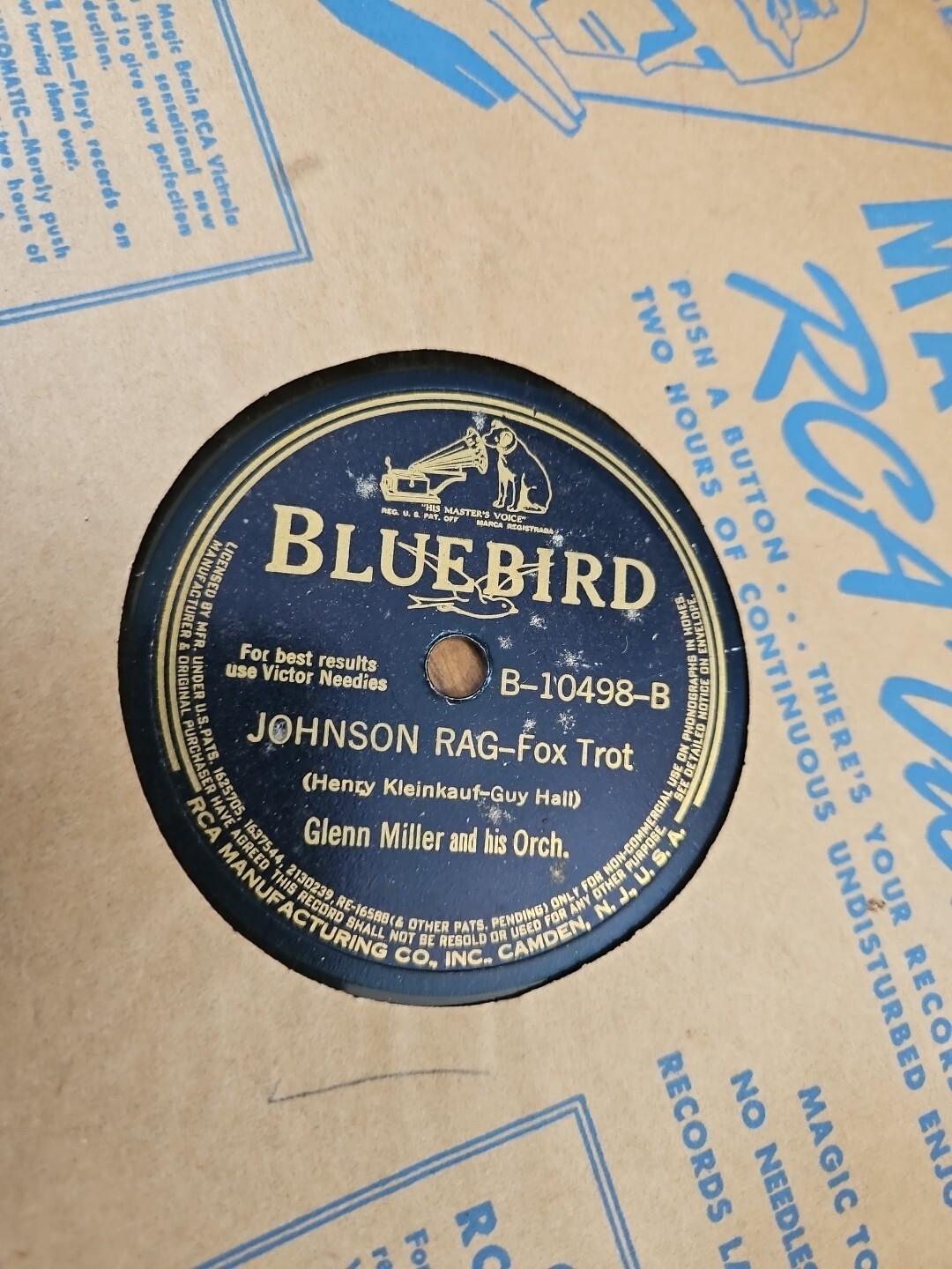 Glenn Miller – It Was Written In The Stars / Johnson Rag – Bluebird Records