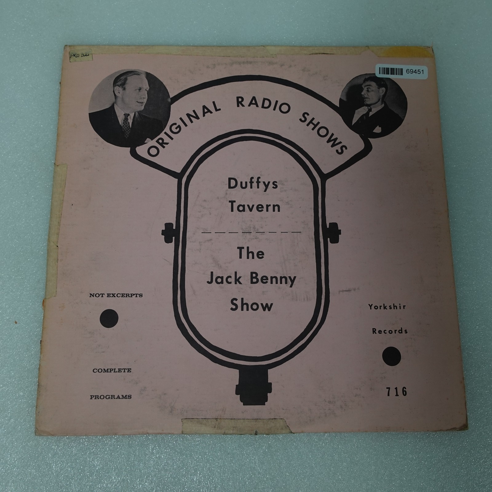 Various Artists Original Radio Shows LP Vinyl Album Record Non-Music Stage &