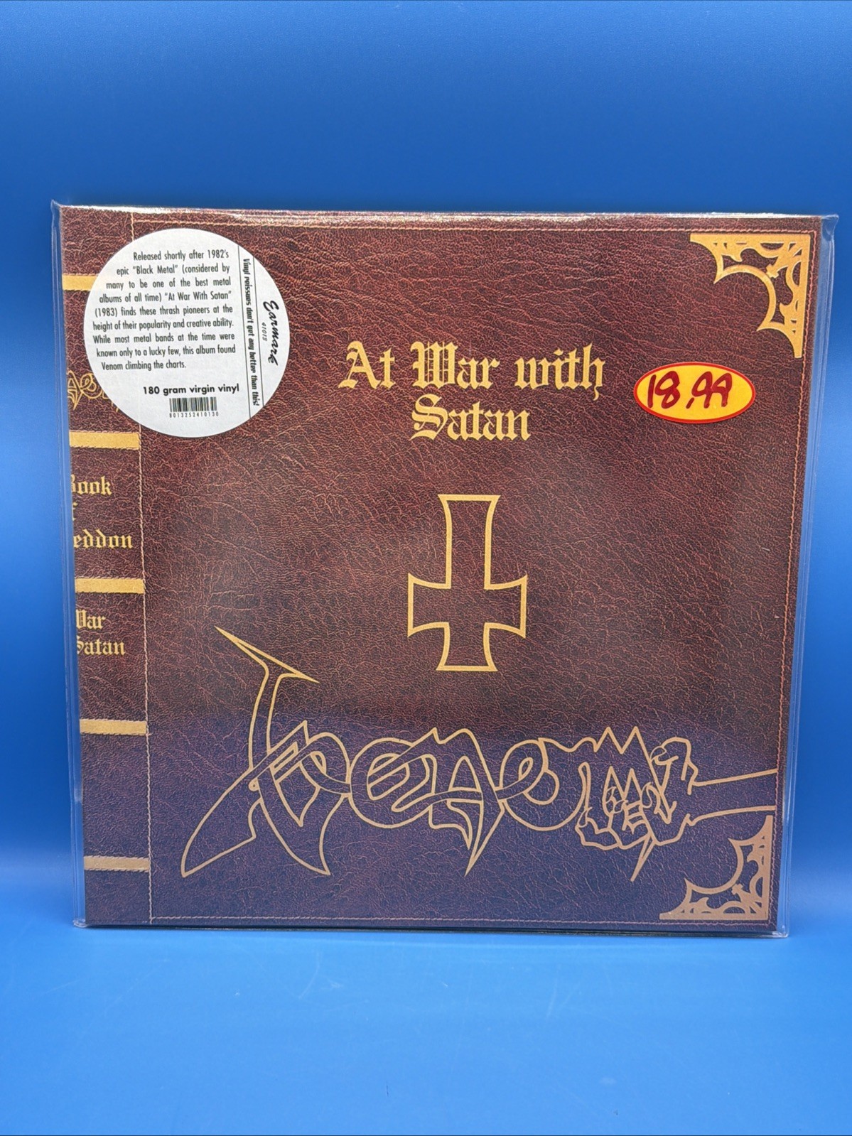 At War with Satan by Venom (Record, 2003) Earmark 180g Virgin 41013
