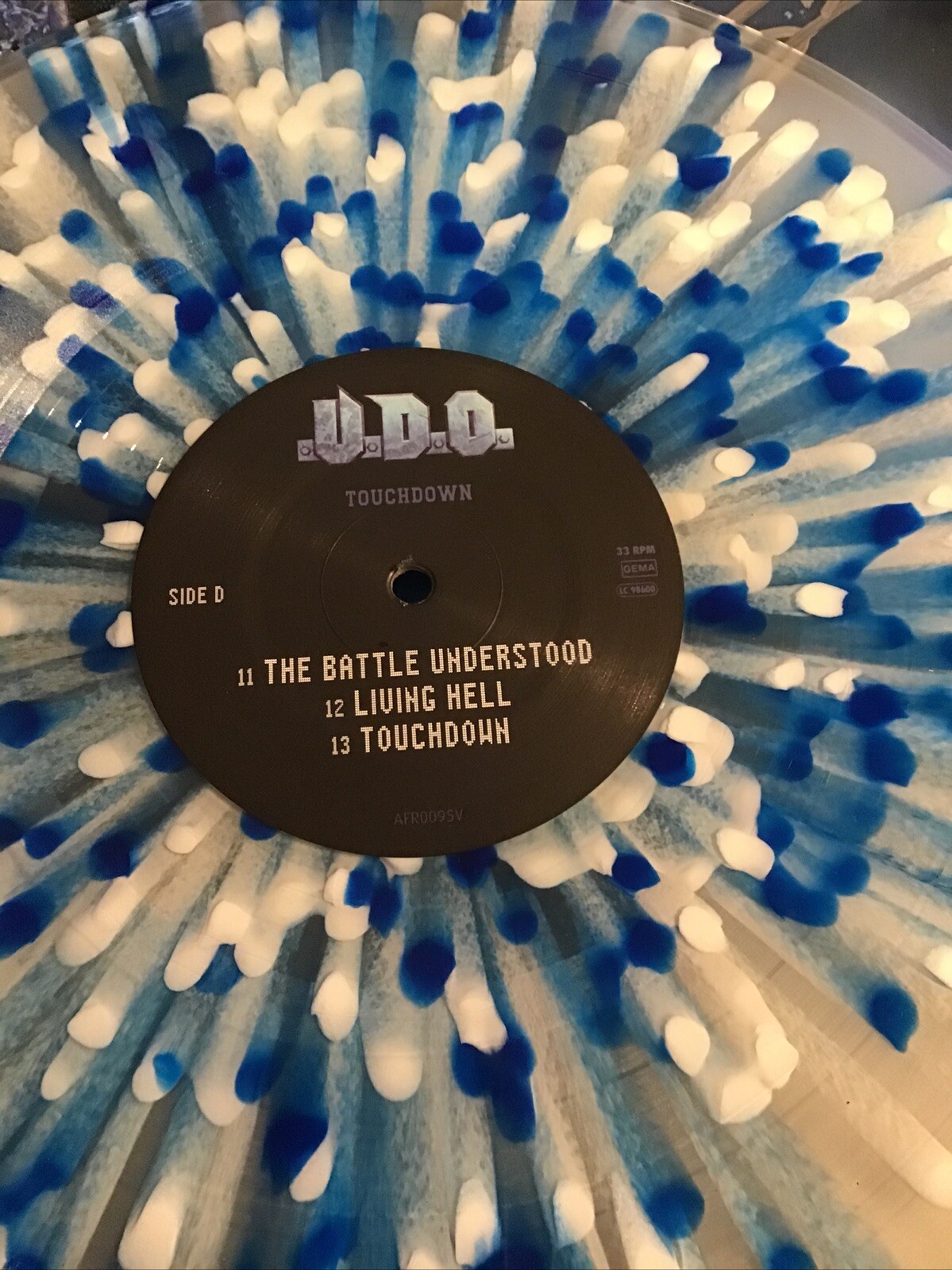 Vinyl Records – U.D.O.- Touchdown- Limited Edition Splatter Pressing, New Signed