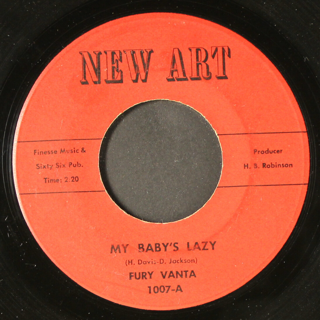 FURY VANTA: i’ll be there / my baby’s lazy NEW ART 7″ Single 45 RPM