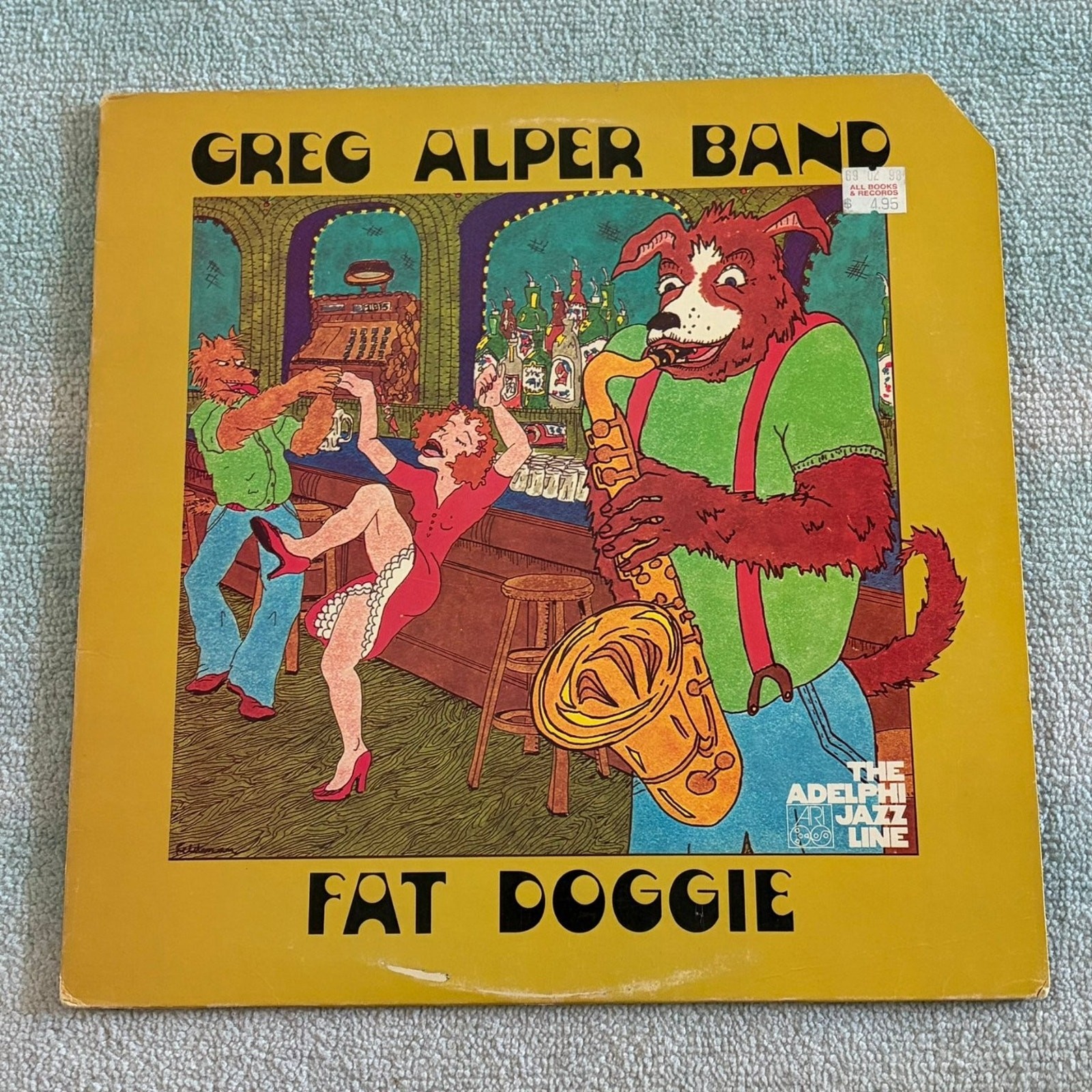 Greg Alper Band – Fat Doggie LP 1978 Adelphi Jazz Line Funk Soul 33 RPM