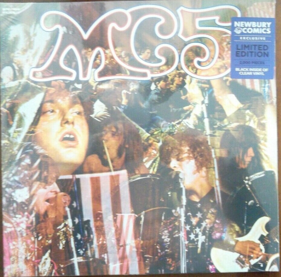 Kick Out The Jams by MC5 (Ltd. Edition Black/Clear Vinyl LP, 2016, Gatefold) NEW
