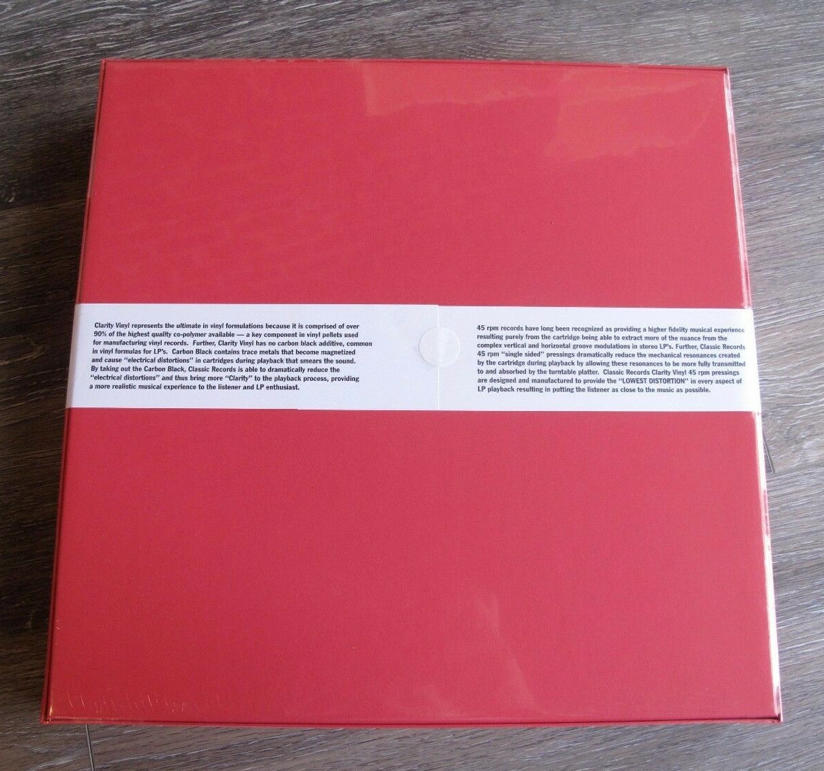 Classic Records PG2-45 Peter Gabriel 2 (Scratch) 4LP CLARITY Vinyl Box 45RPM NEW