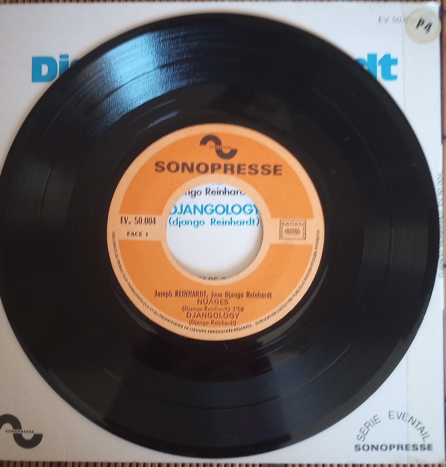 Joseph Reinhardt Jouie: Plays Django Reinhart 45 RPM – France