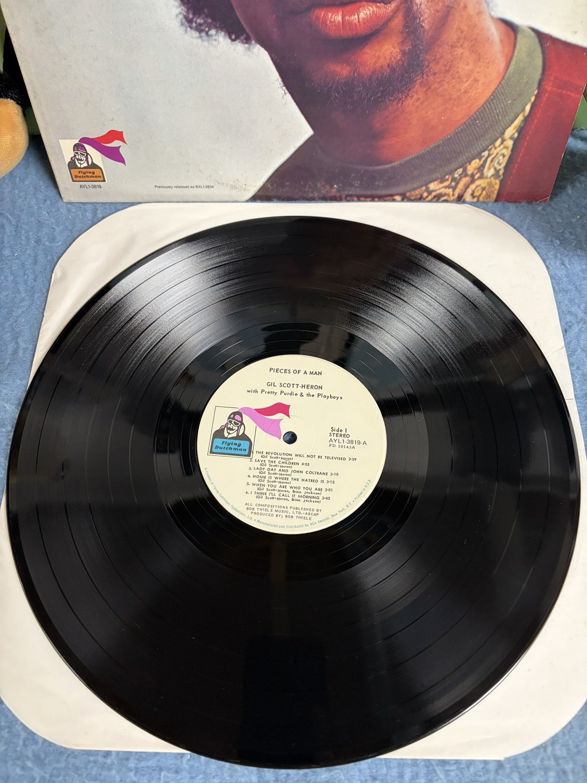 Gil Scott-Heron Pieces Of A Man 1971 Debut Vinyl Record Album LP RCA Records FD
