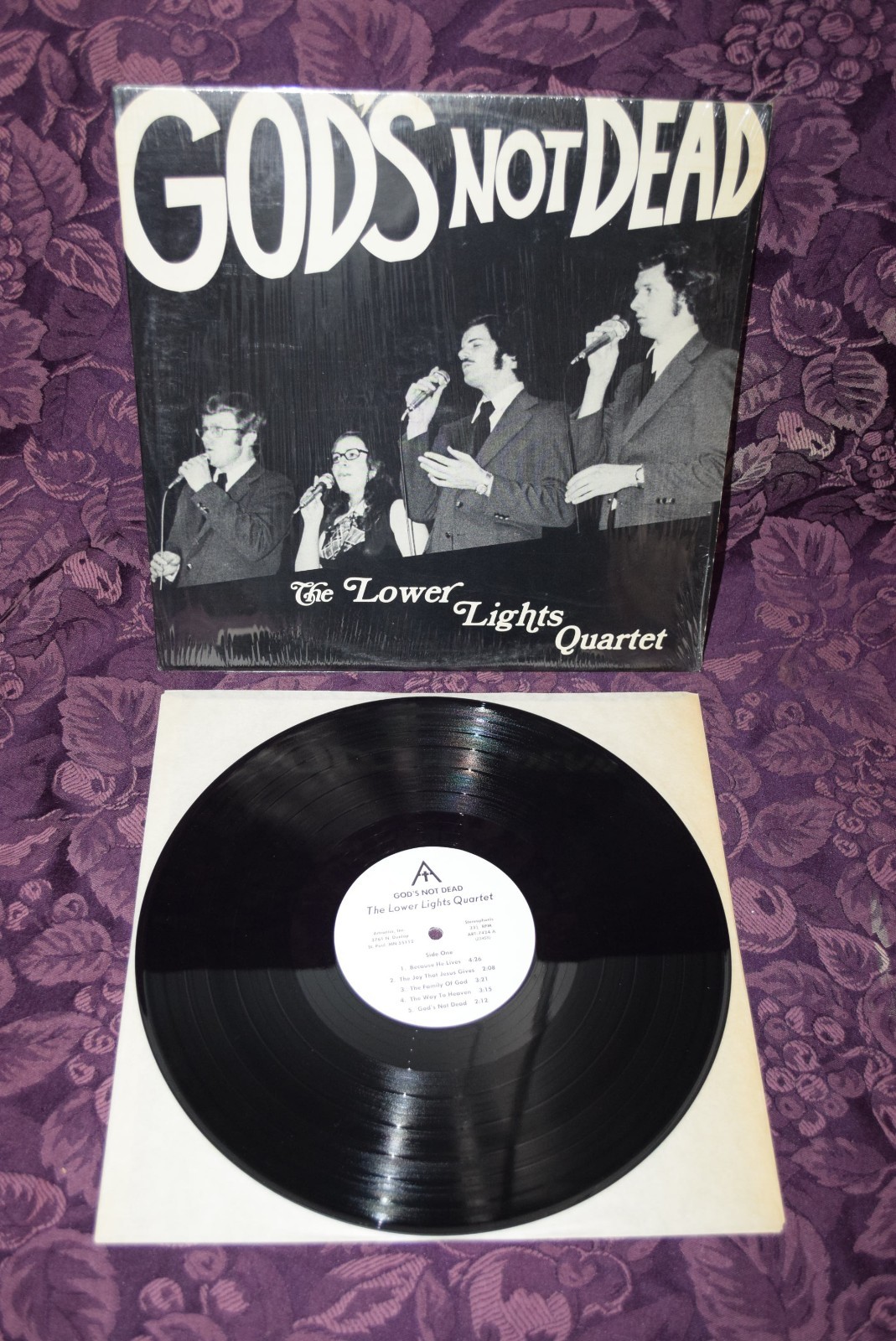 Lower Lights Quartet – God’s Not Dead 1974 Artonics Shrink Christian folk NM/EX