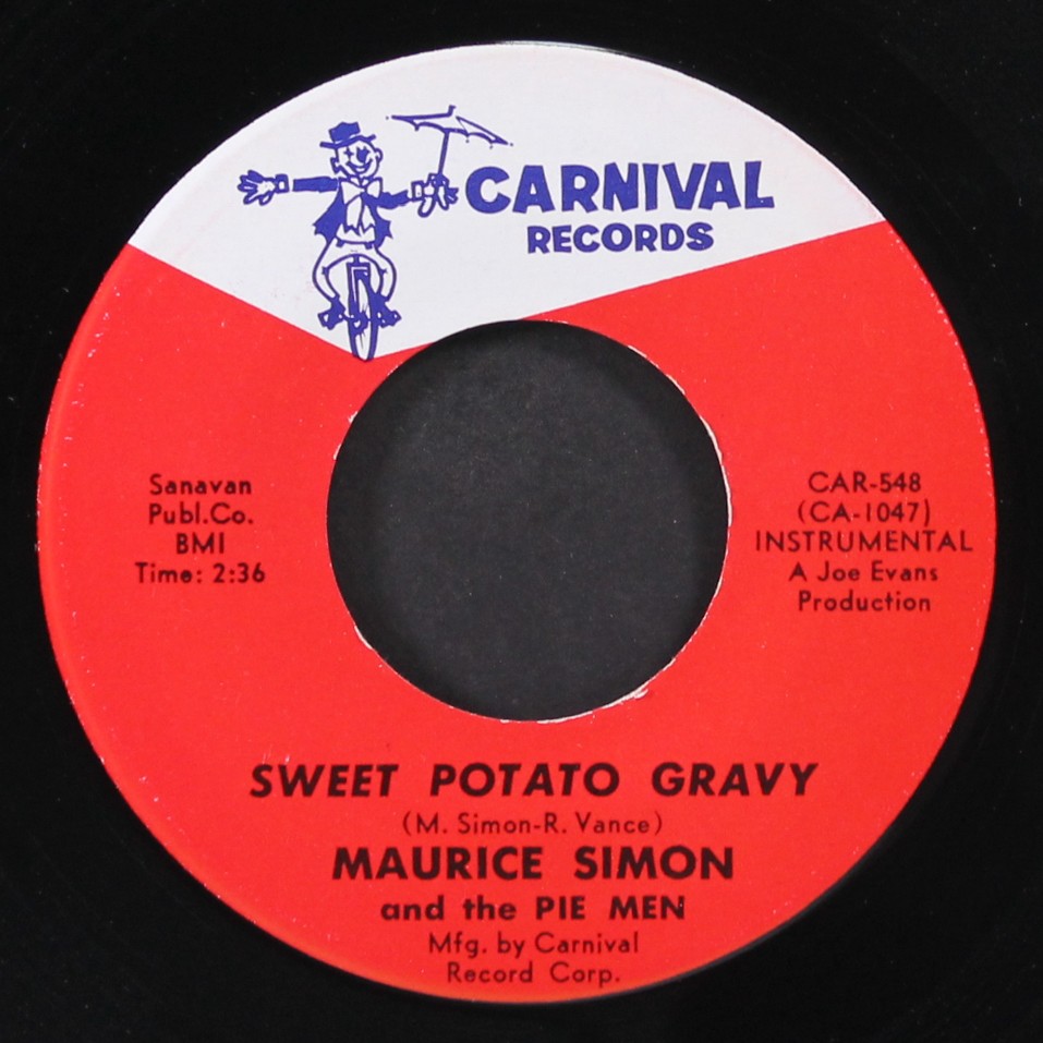 PRETENDERS / MAURICE SIMON: i wanna be / sweet potato gravy CARNIVAL 7″ Single
