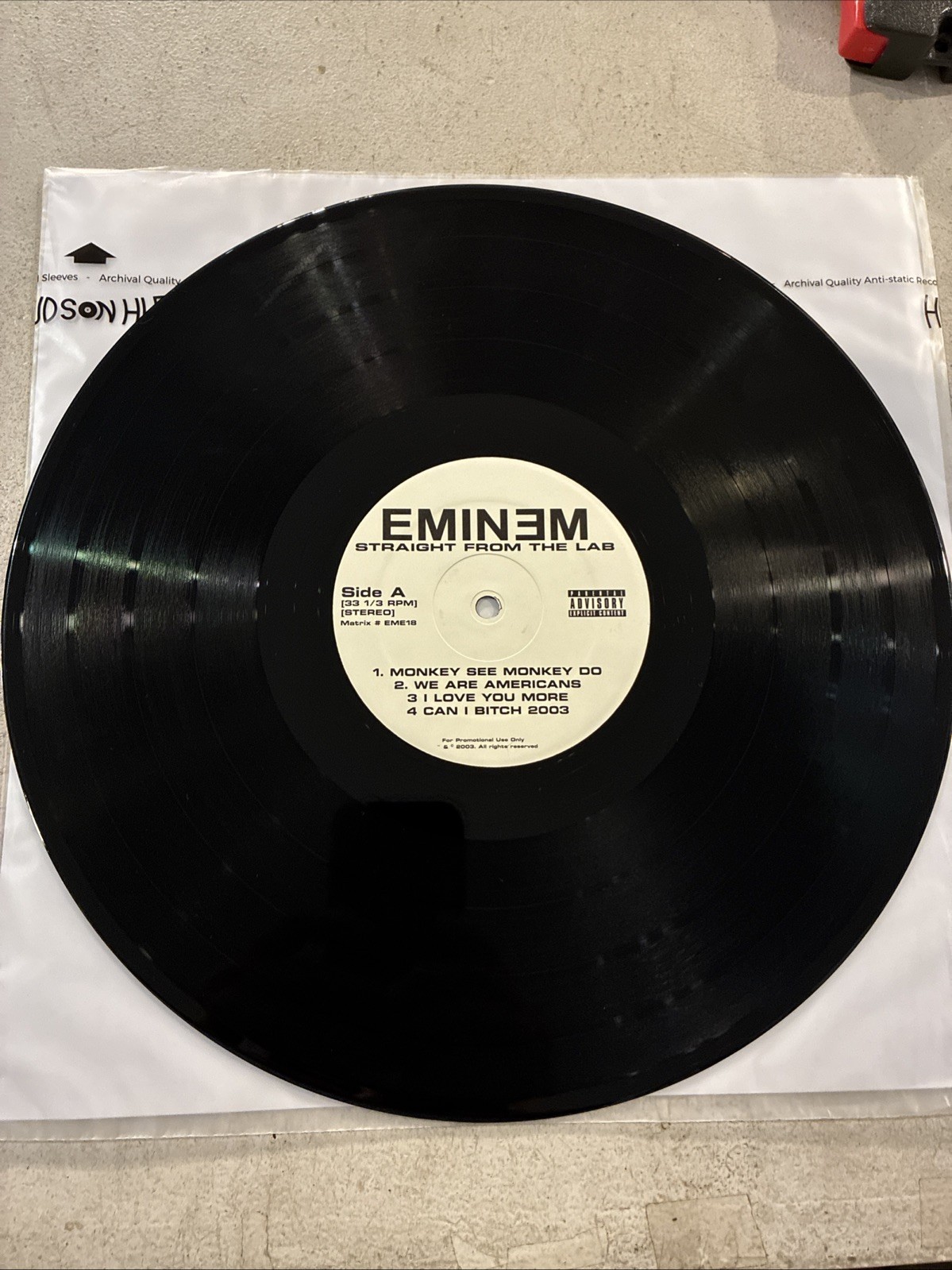 Eminem – Straight From The Lab LP Vinyl Promo 2003 Rap Hip Hop Near Mint