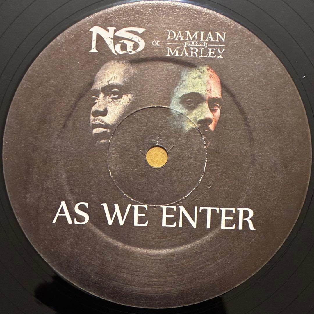 Nas & Damian Marley As We Enter 12″ Vinyl Reggae Hip-Hop Excellent