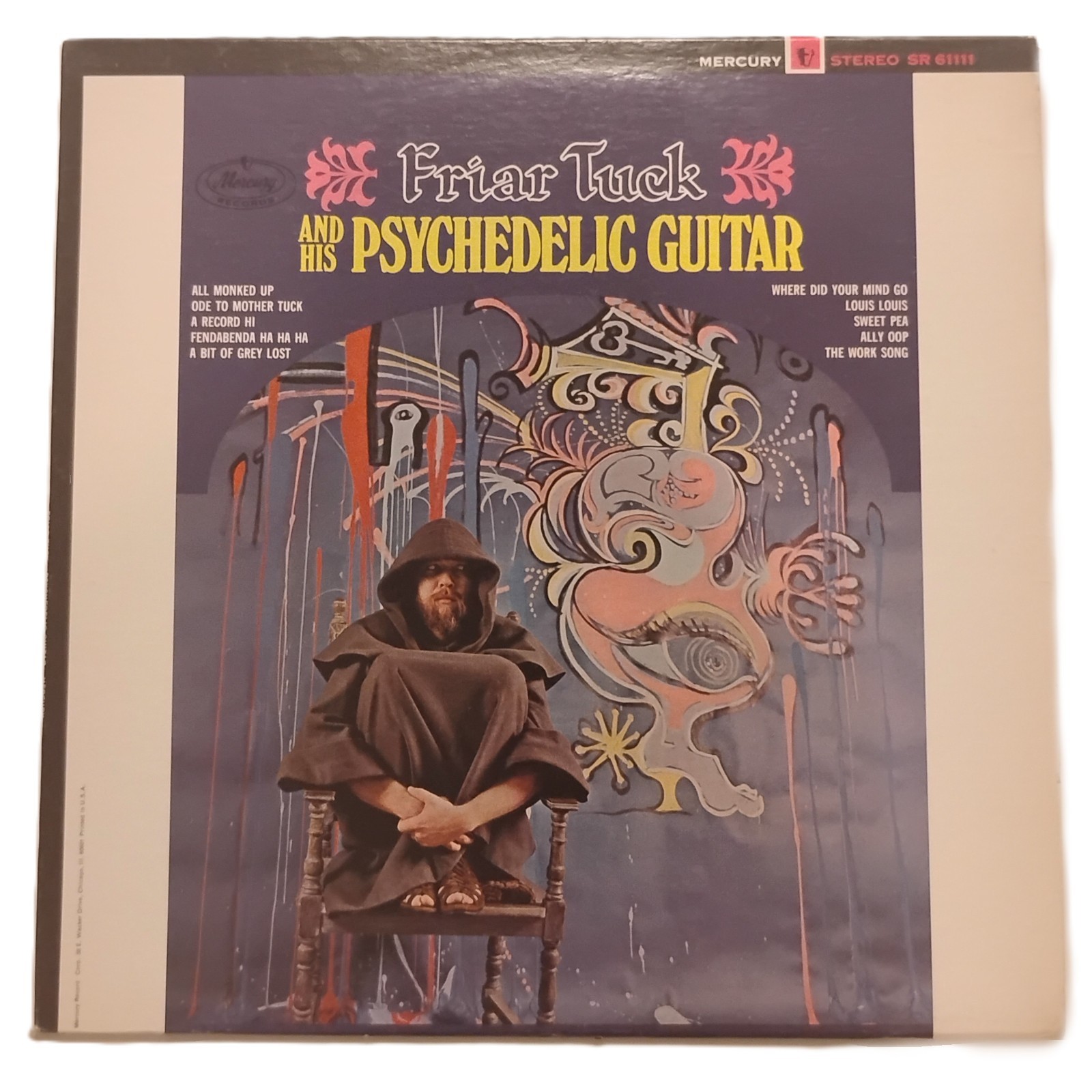 Friar Tuck and His Psychedelic Guitar (1967)–Vinyl Record (Stereo)