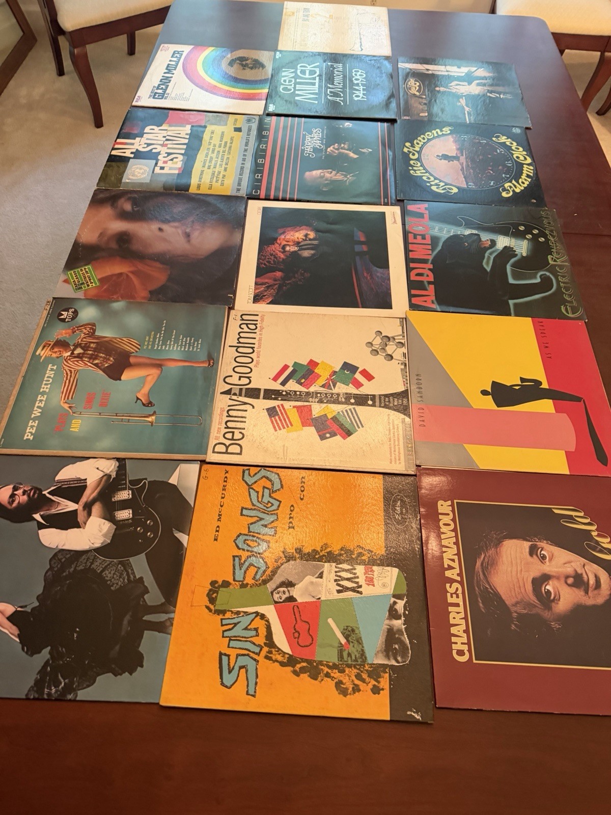 18 LP Vinyl Record Lot Jazz Fusion Big Band Al Di Meola Sanborn Tom Scott More