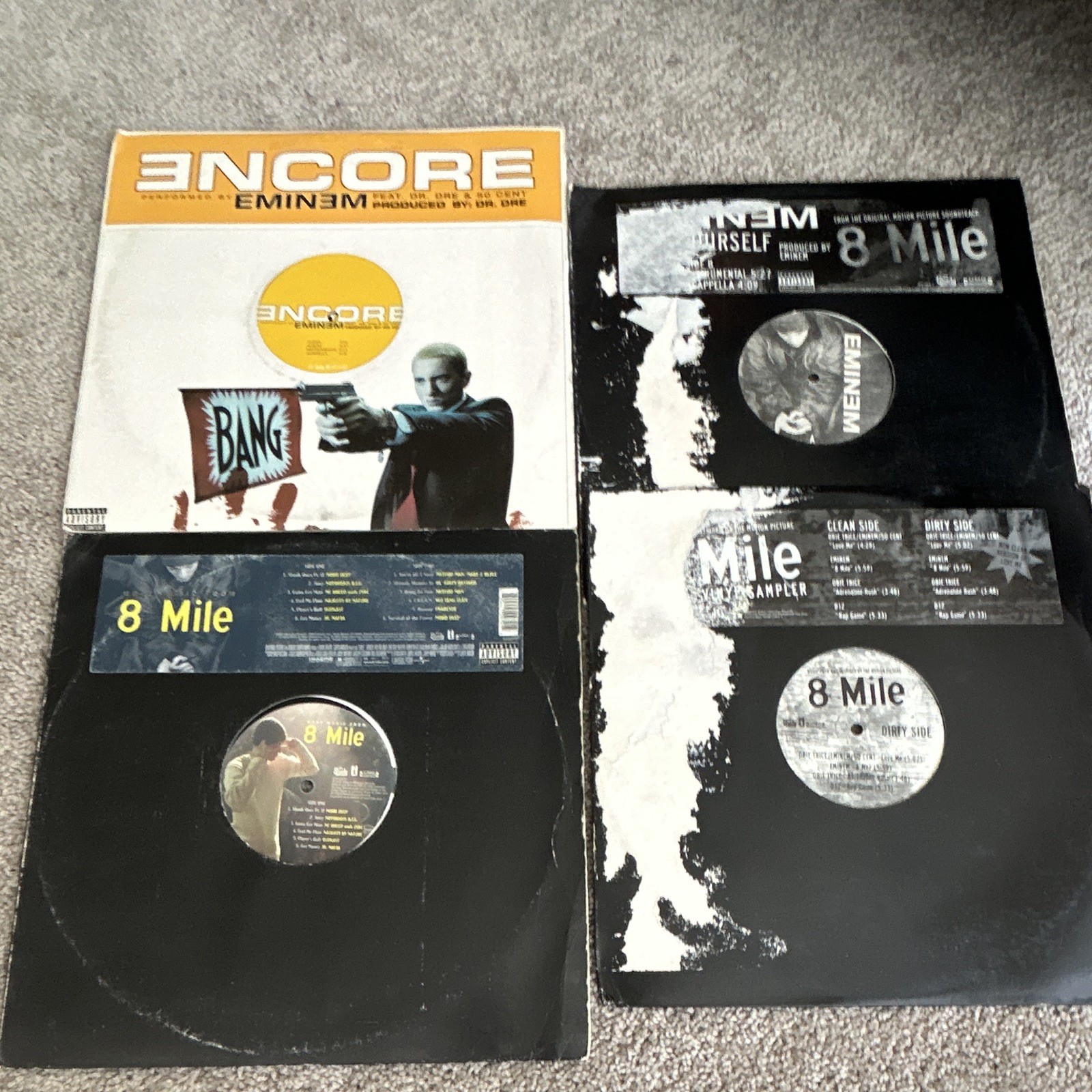 Eminem 8 Mile Sampler 12″ Vinyl 2002 Shady/Interscope 0044509701