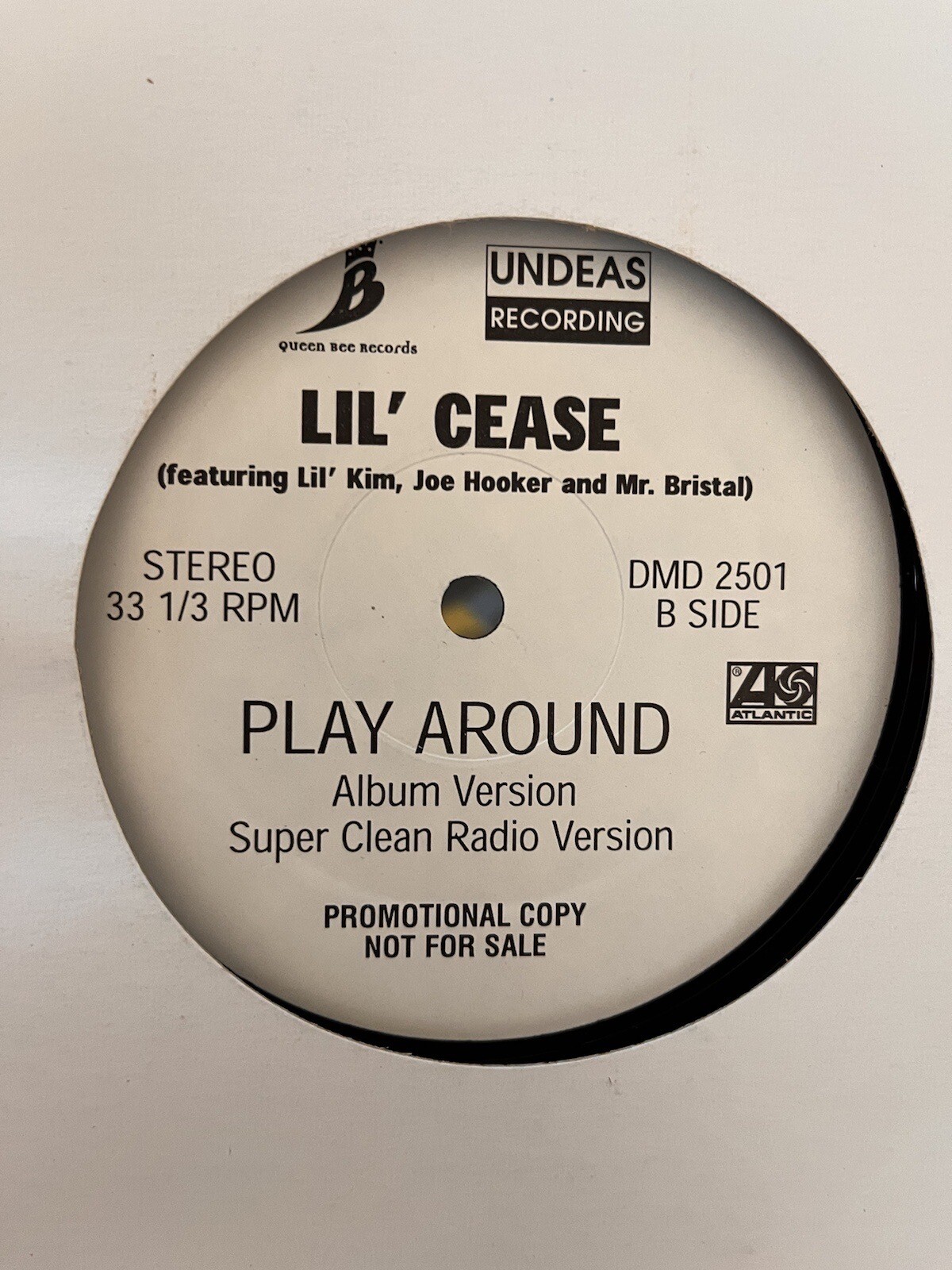 Lil’ Cease – Feat Lil Kim Play Around – 12″ VINYL Record SINGLE Junior Mafia