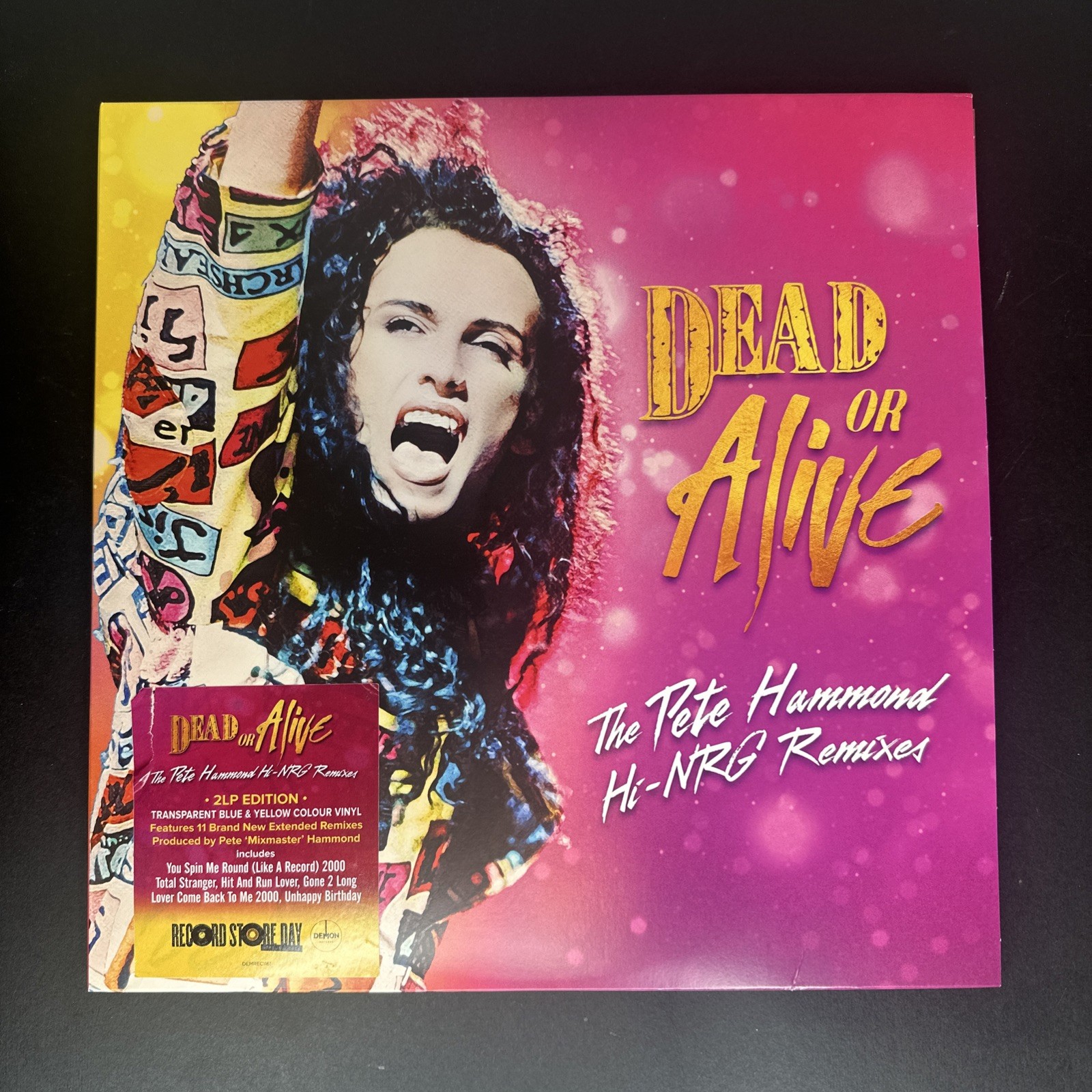 Dead Or Alive Pete Hammond Hi-NRG RSD 2024 2xLP Colored Vinyl Demon Records EX