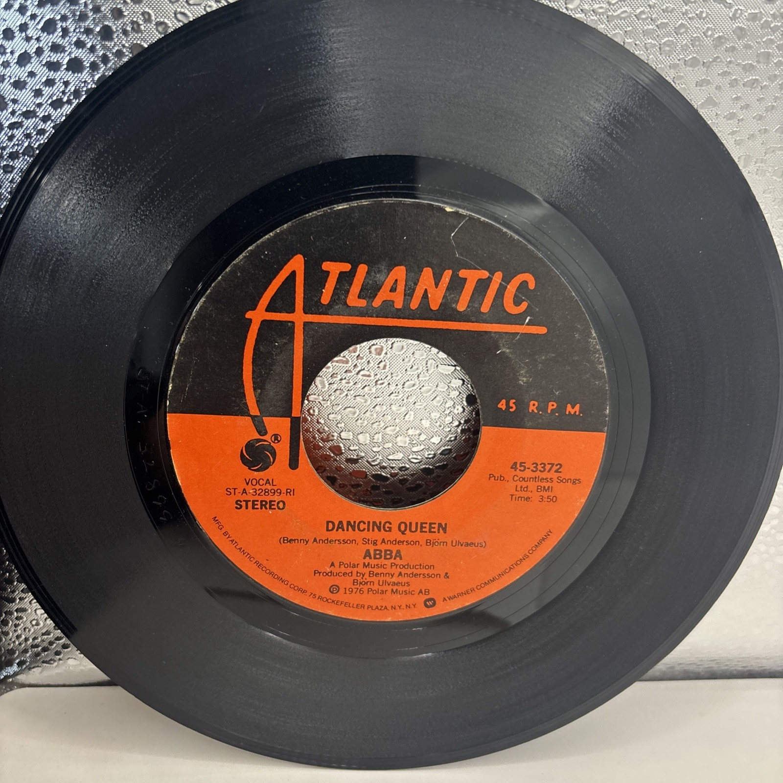 Abba ~ Dancing Queen/ That’s Me ~ Atlantic VG+ 45 RPM Record