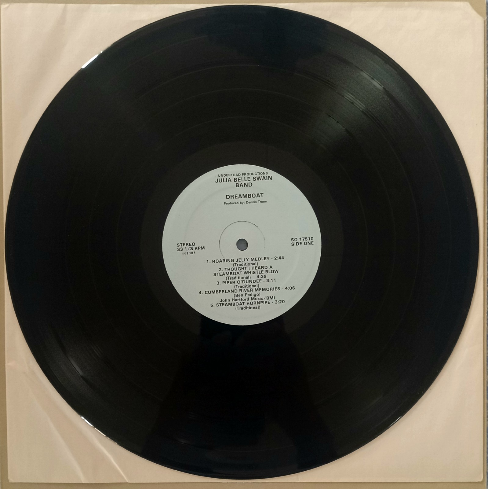 IL BLUEGRASS LP The Julia Belle Swain Band “Dreamboat” LP John Hartford Illinois