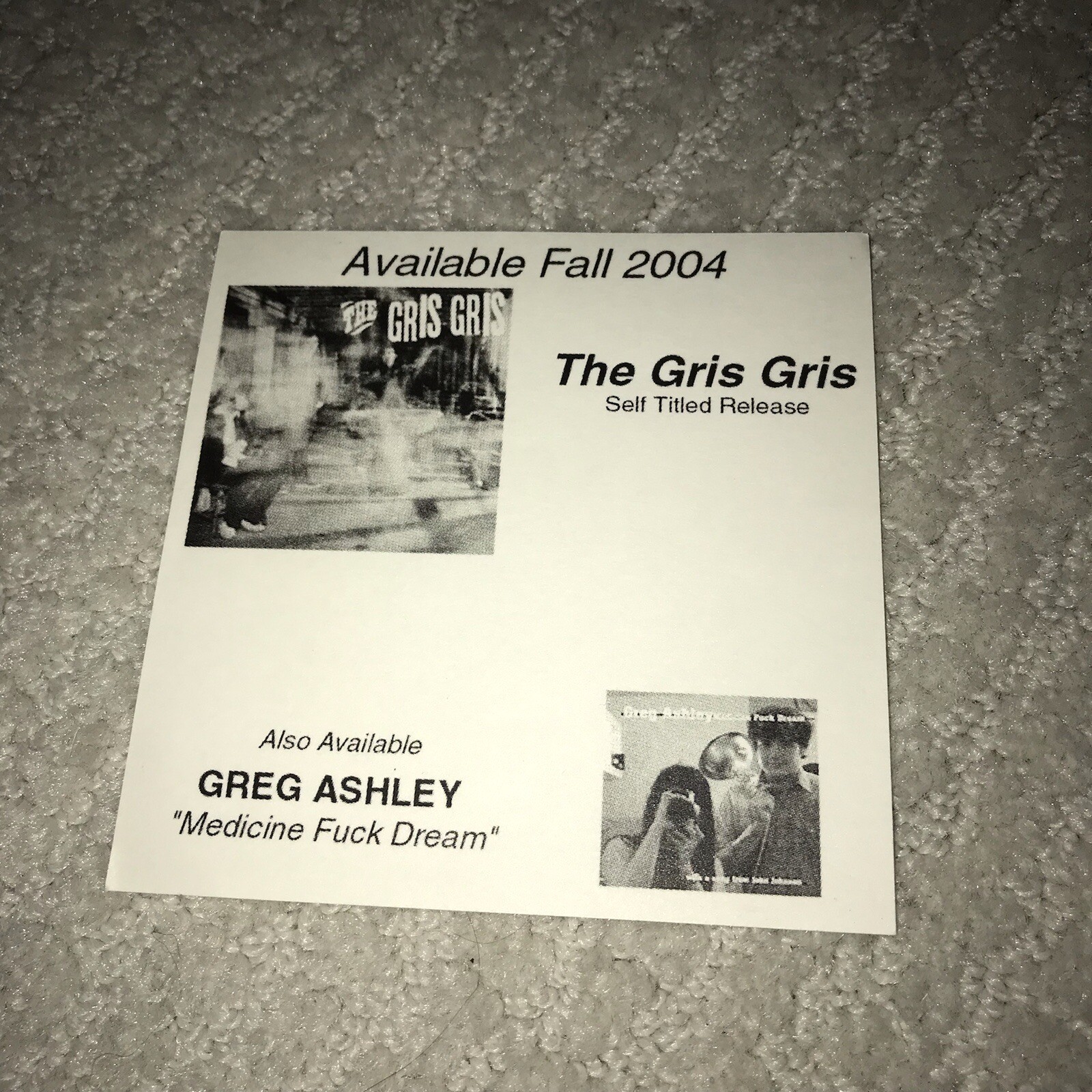 TEST PRESSING The Gris Gris Vinyl SIGNED by Greg Ashley The Dirtbombs Black Lips