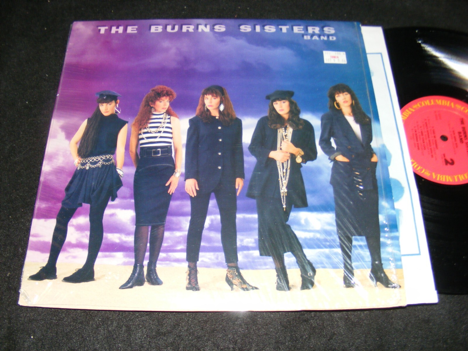 Rare Lp THE BURNS SISTERS BAND Original 1986 Folk/Pop Richard Gottehrer Shrinkwp