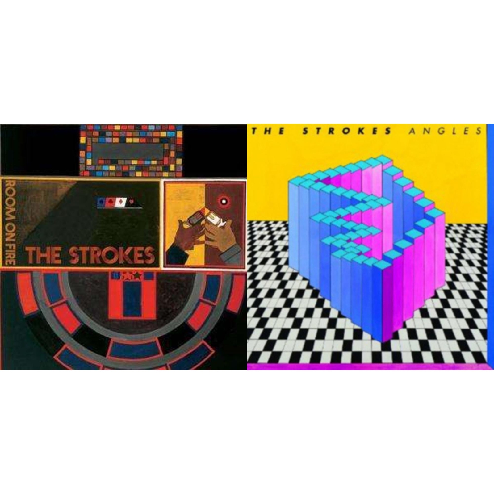 Strokes – Room On Fire & Angles (Gatefold) [New LP Vinyl Bundle]