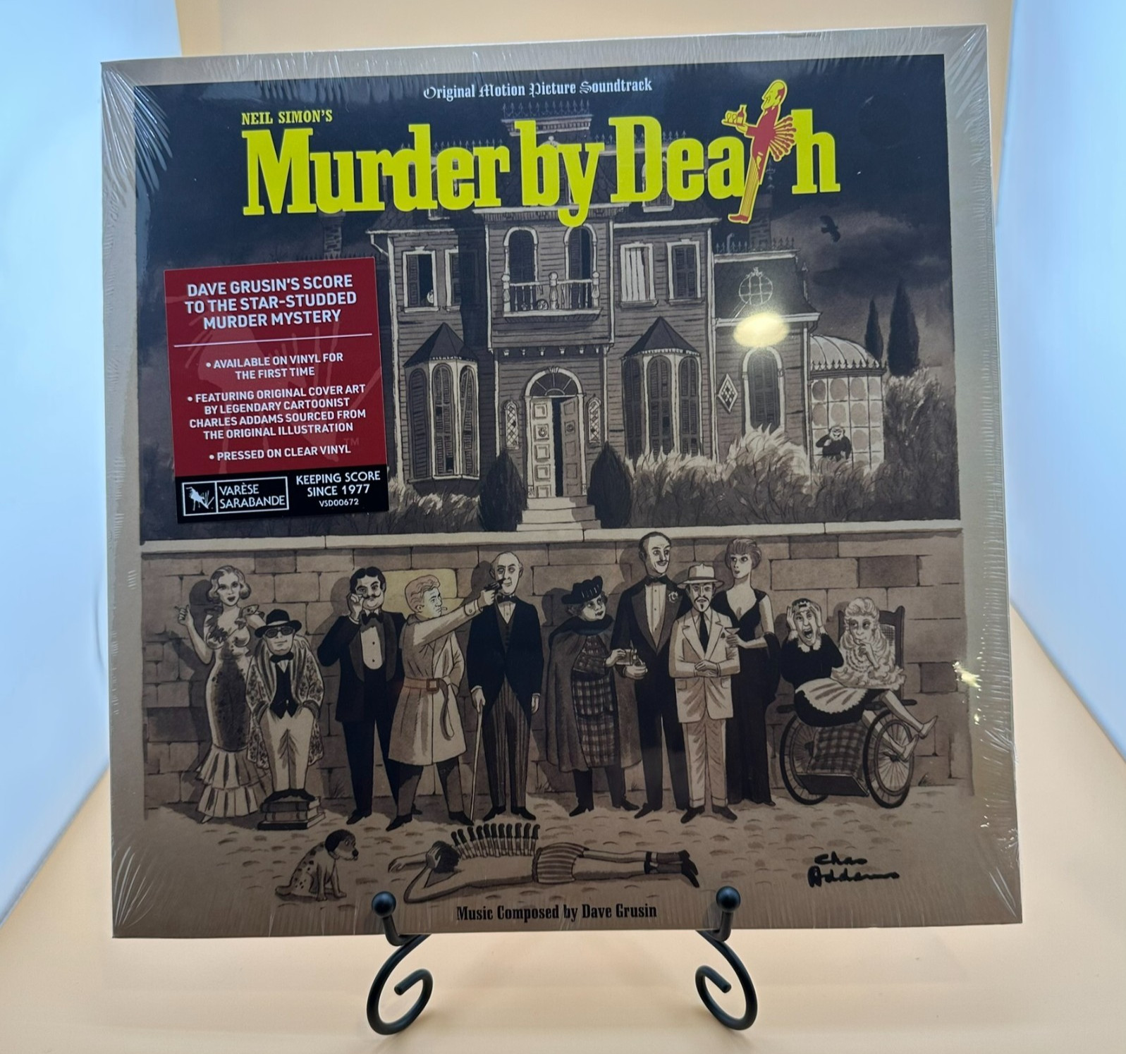 Murder by Death Soundtrack Dave Grusin Sealed Clear Vinyl Varese Sarabande