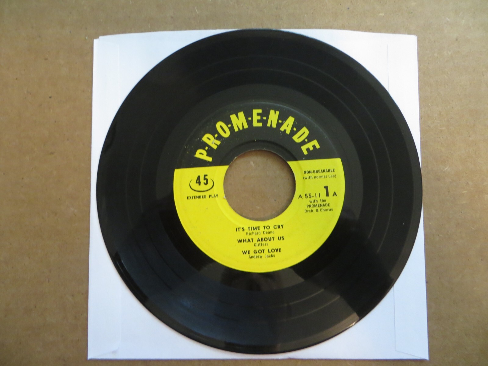 Various – 12 Top Hits – Promenade A 55-11 7″ 2xEP 12 Songs G+/Generic