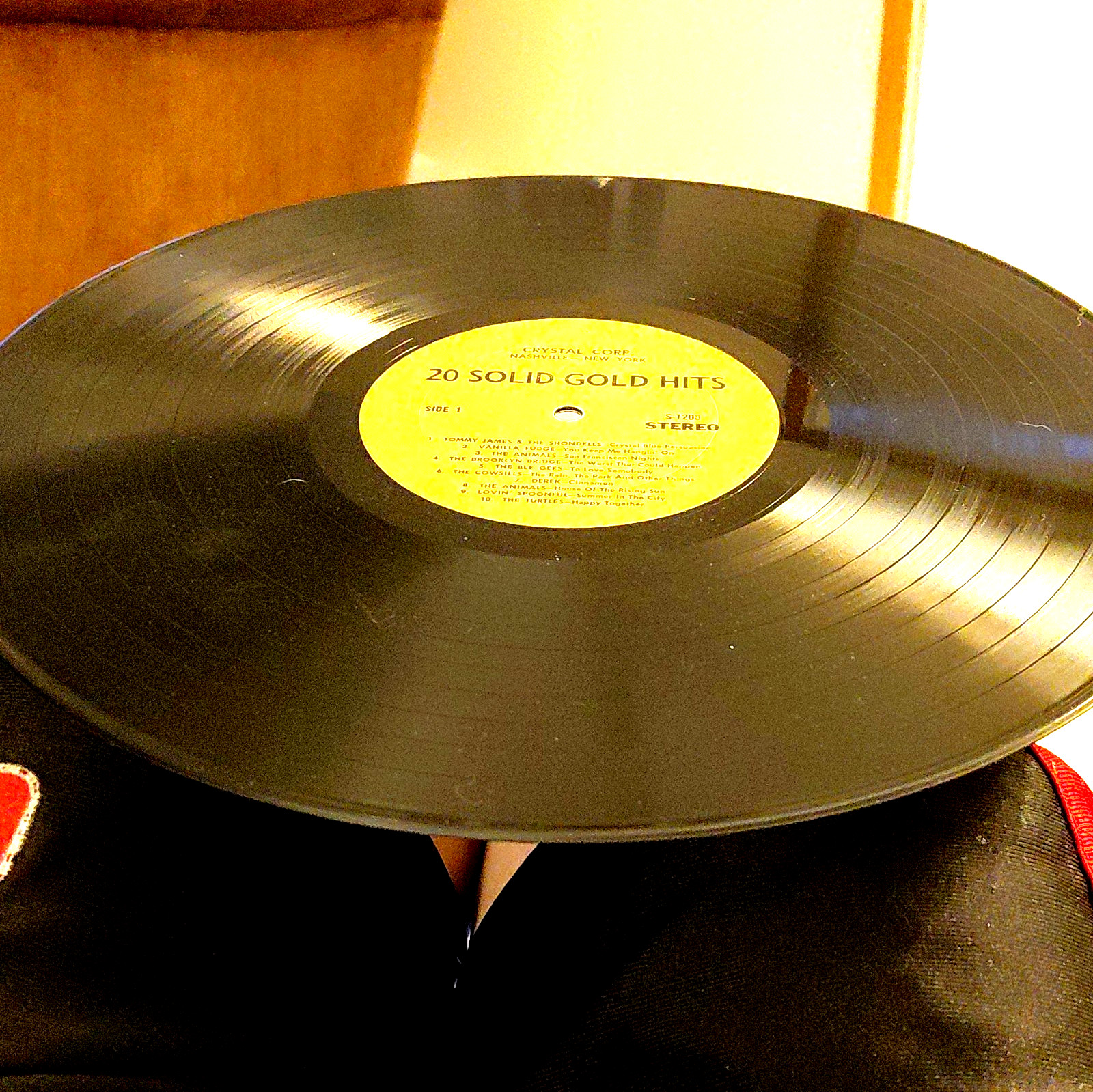 Crystal 20 Solid Gold Hits 12″ Black Vinyl LP Stereo Compilation S-1200