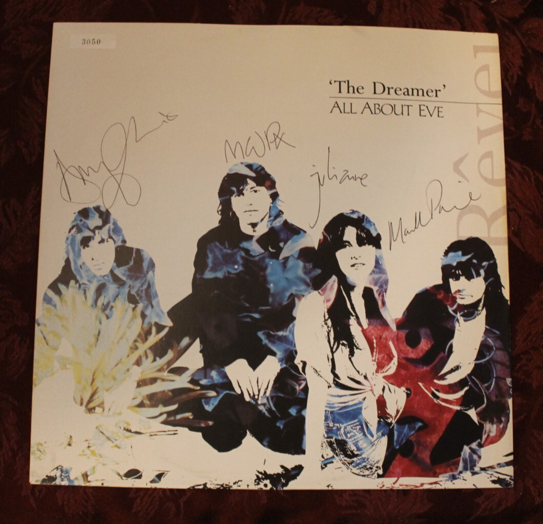 All About Eve ~ The Dreamer ~ 1991 Phonogram 12″ Single ~ NUMBERED & AUTOGRAPHED