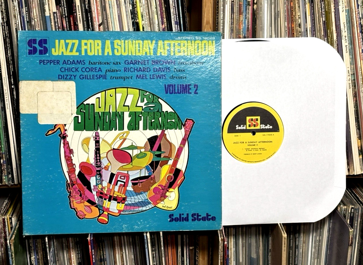 PEPPER ADAMS “Jazz For Sunday Afternoon 2” Solid State LP (gate/jazz LP store)