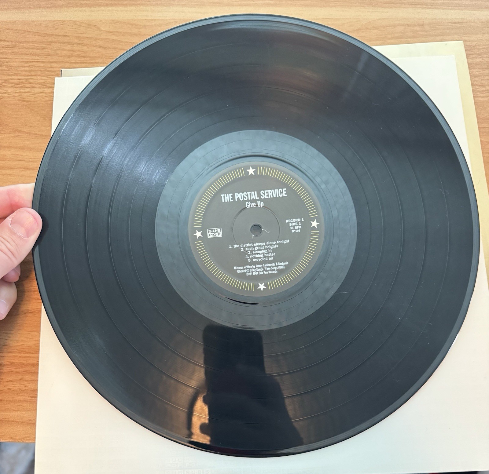 The Postal Service Give Up (2xLP 12″ Black Vinyl, 33 RPM, Sub Pop, 2003)