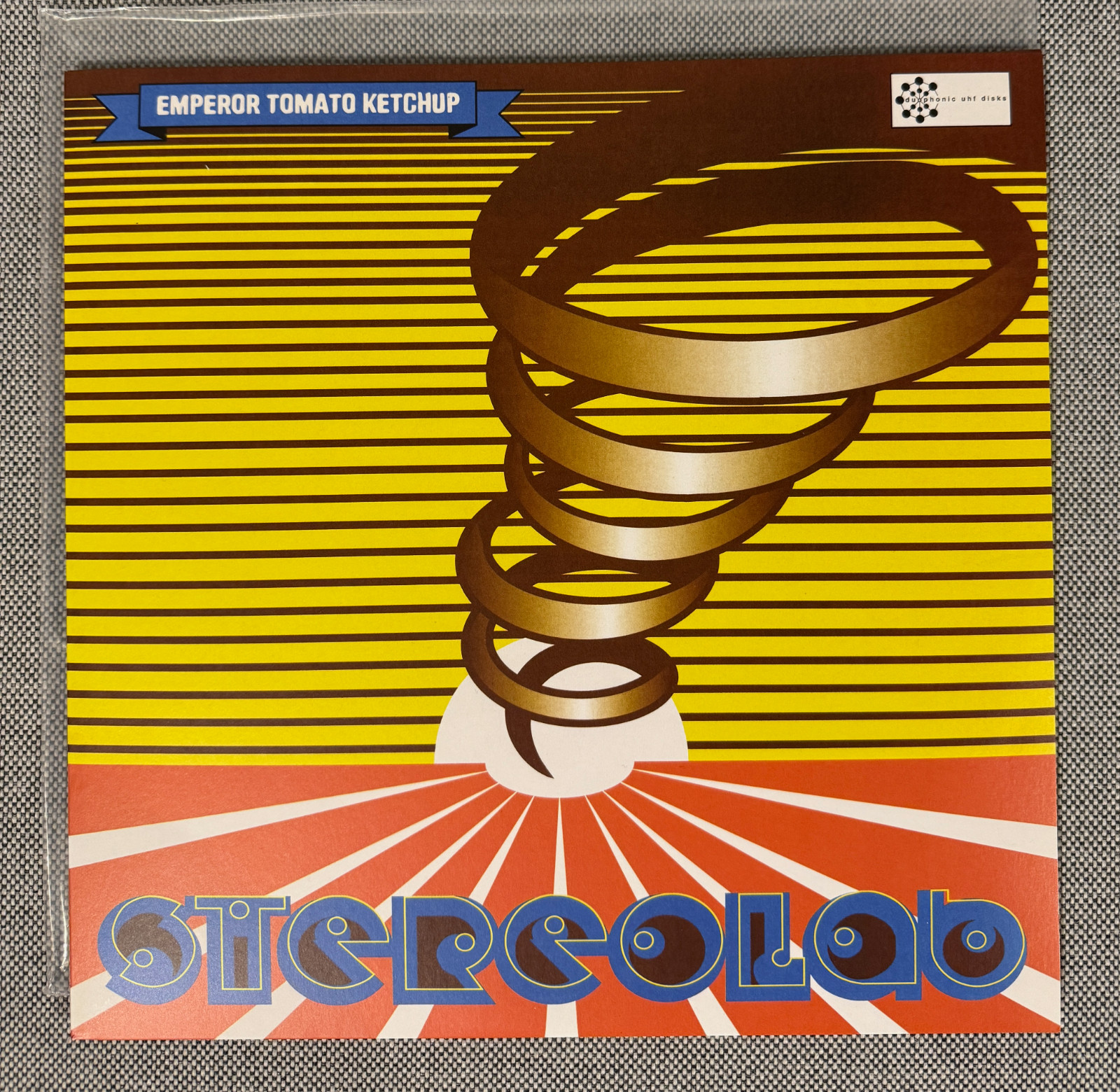 Stereolab – Emperor Tomato Ketchup 2LP (Warp Records D-UHF-D11RT, 2025)