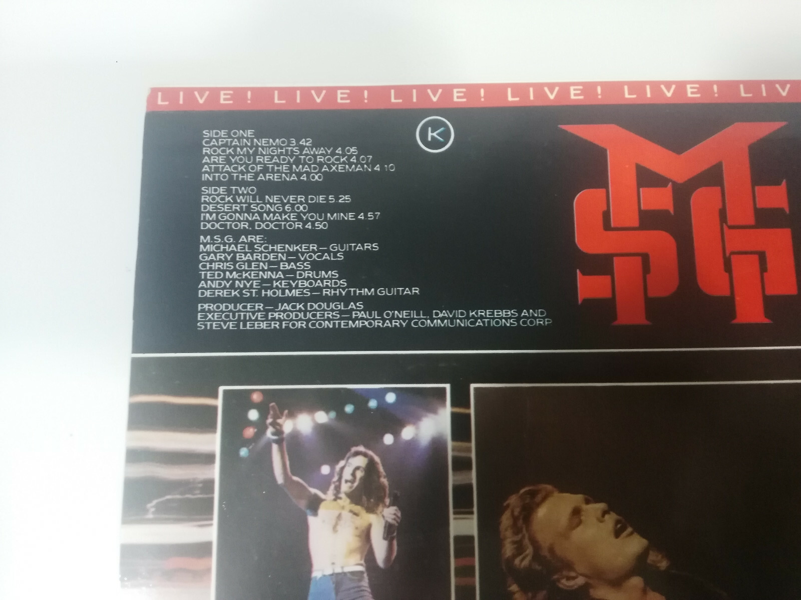 MSG The MICHAEL Schenker Group Rock Will Never Die 1984 – LP 12″ Vinyl VG/VG 2T