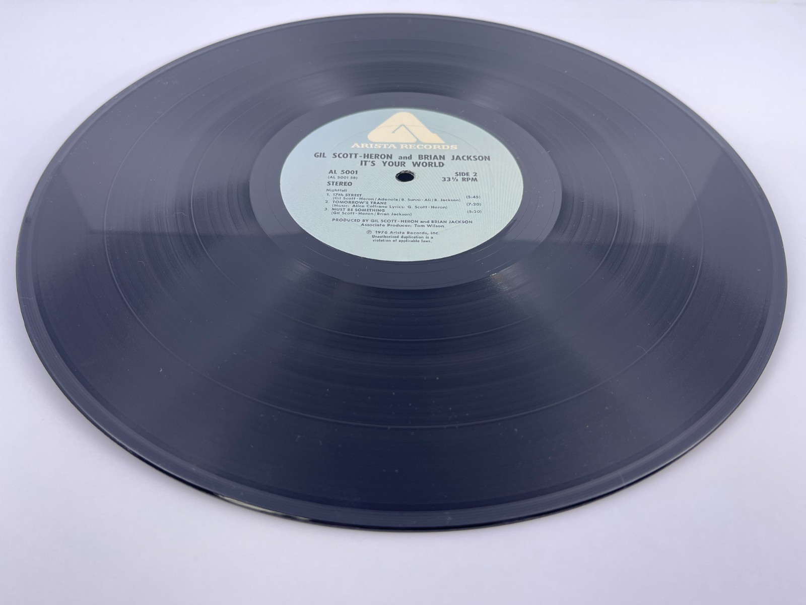 Used Gil Scott-Heron and Brian Jackson “It’s Your World” Vinyl LP