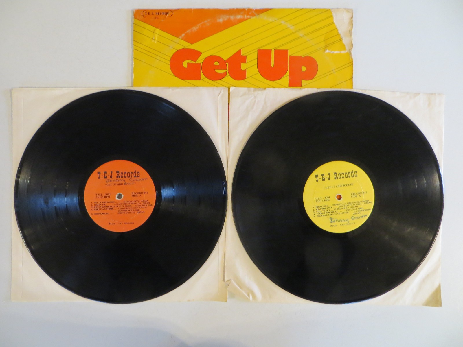 Unknown Artist – Get Up And Boogie – 2xLP 1976 TEJ – Rock, Funk, Soul