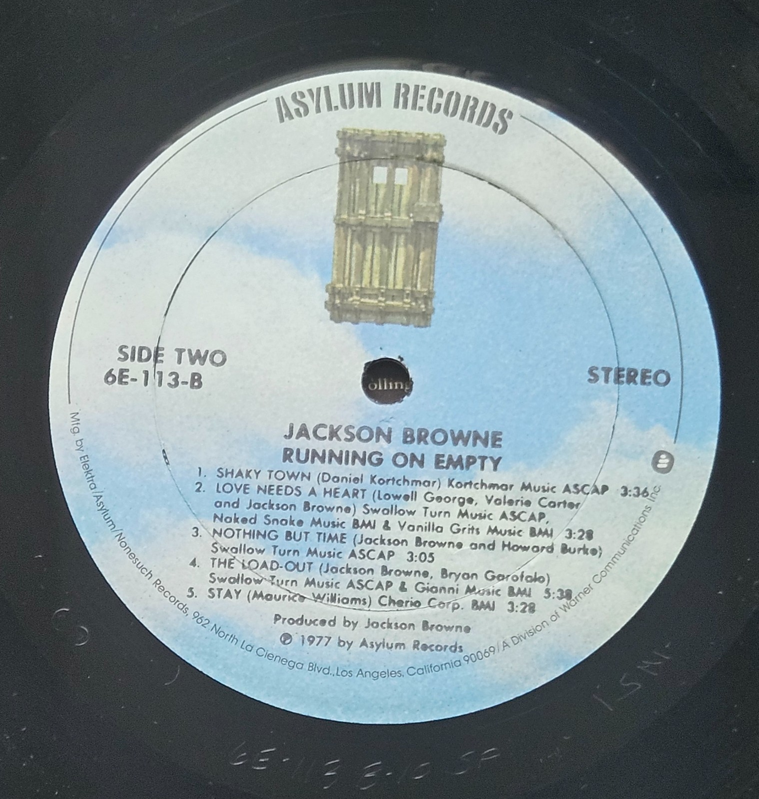 Jackson Browne, Running On Empty; AUTOGRAPHED LP Vinyl w/ Booklet