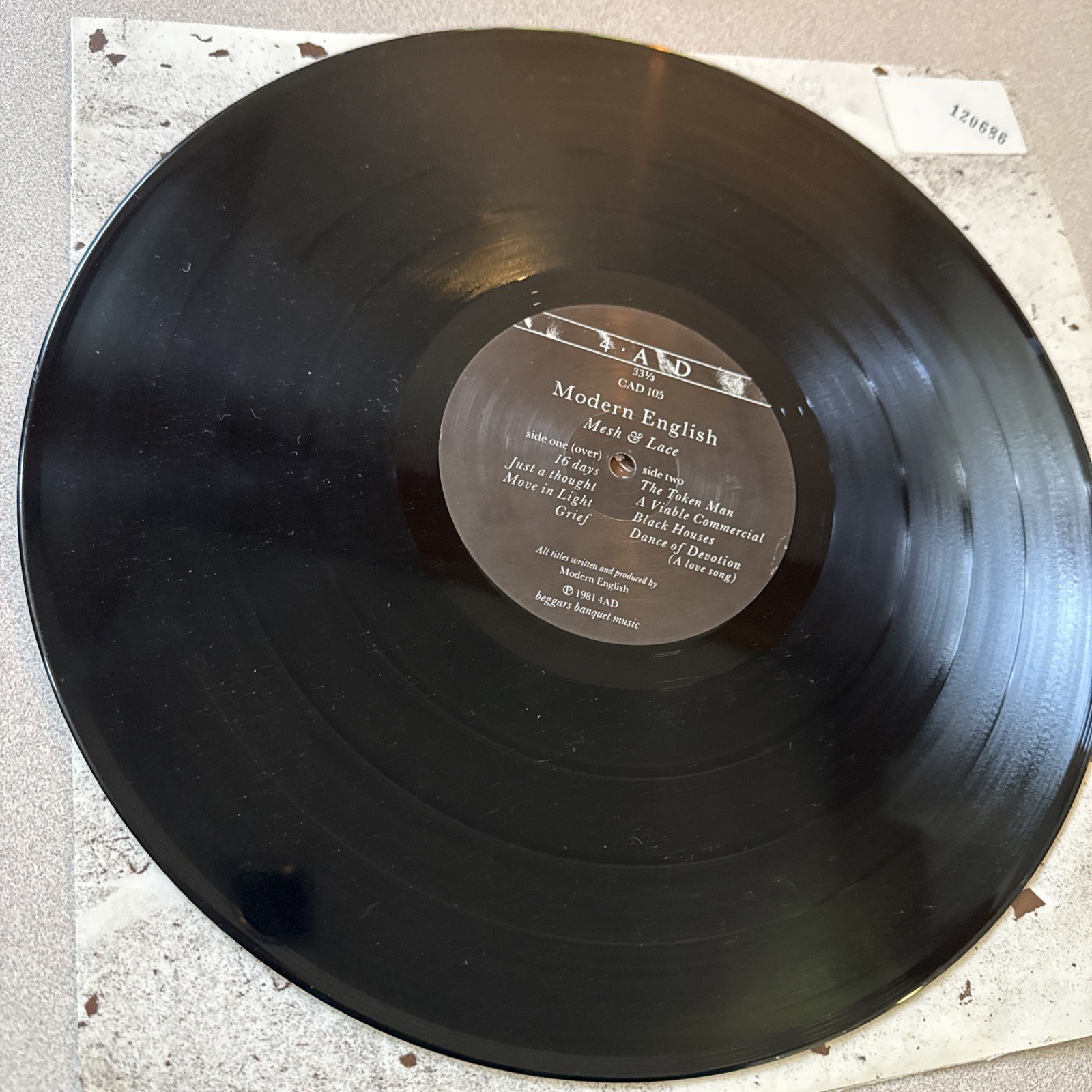 Modern English Mesh & Lace 1981 UK Canada Beggars‎ LP New Wave Post-Punk NM