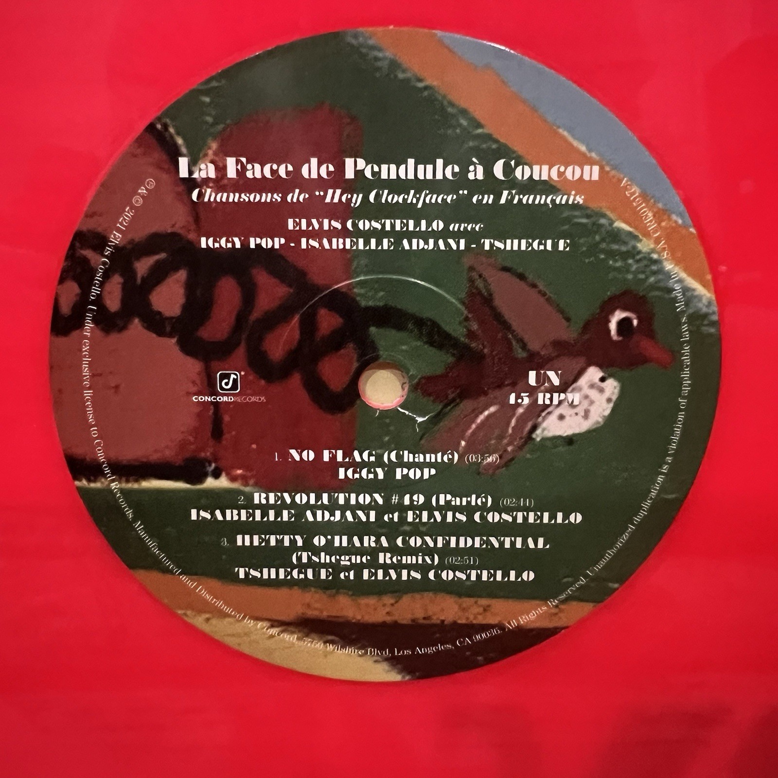 Elvis Costello – La Face de Pendule à Coucou Vinyl LP Concord Records 2021 US