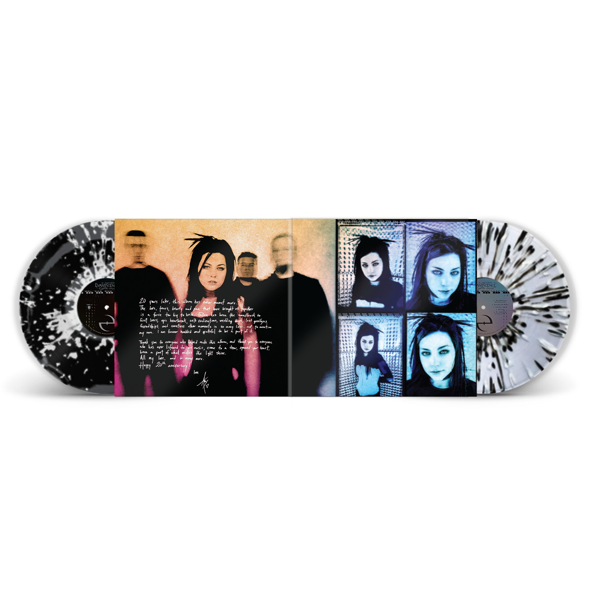 Evanescence – Fallen (20th Ann) [LIKE NEW Black/Silver/White blend vinyl 2 LP]