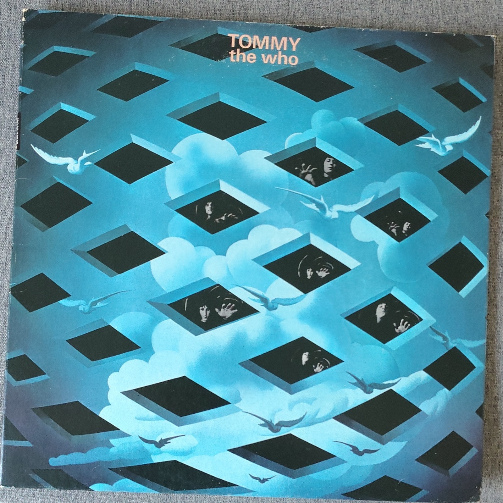 The Who Tommy LP Vinyl 12″ Black MCA Records Rock Cardboard Sleeve MCA2-9000