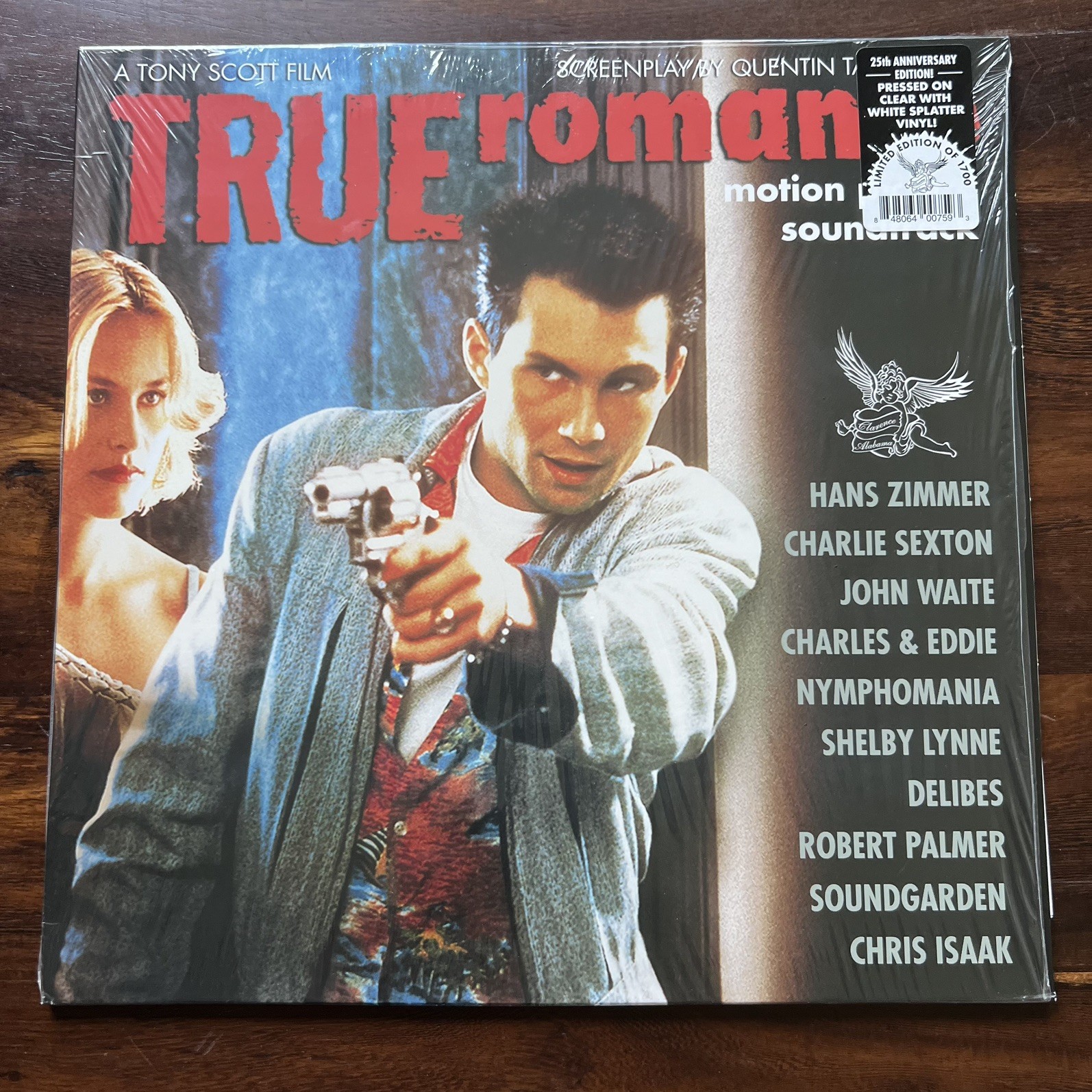 True Romance Vinyl Soundtrack 25th Anniversary Ed. In Shrink RARE White Splatter