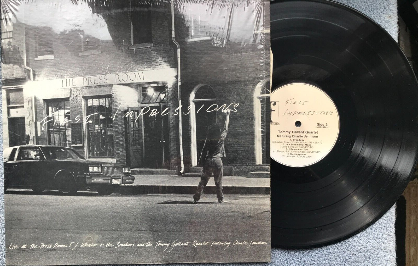 TJ Wheeler & The Smokers & Tommy Gallant Quartet LP FIRST IMPRESSIONS N.H LOCAL