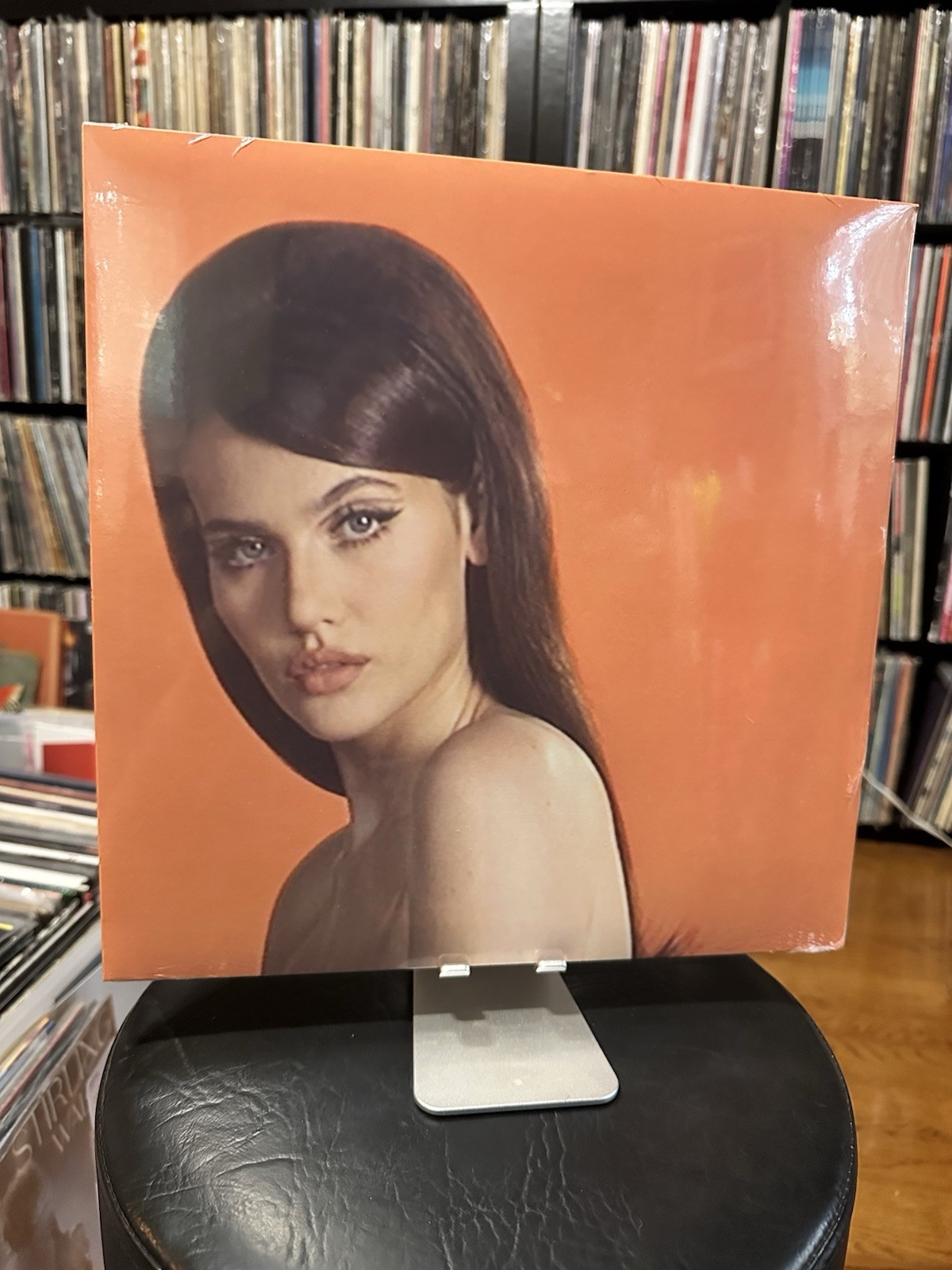 Sienna Spiro-SIGNED art card Translucent Orange VISITOR Vinyl LPSEALED Atl Cover