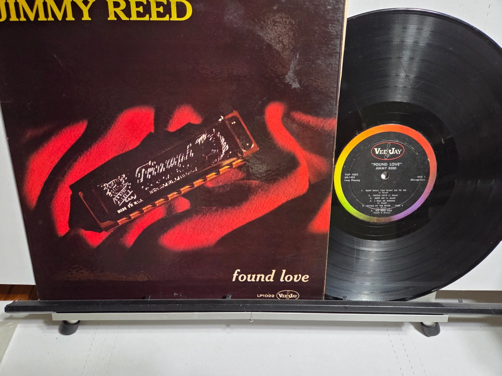 JAZZ/BLUES/SOUL/JIMMY REED OVAL LOGO MONO VEEJAY 1960 VERY GOOD PLUS “FOUND LOVE