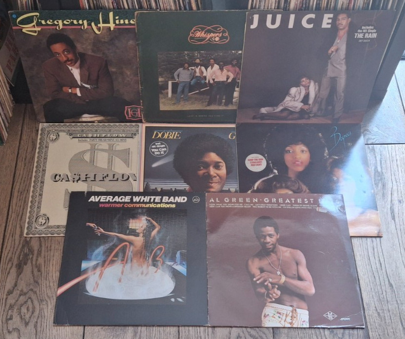 Job Lot – Funk/Soul/Disco – 8 x LPs – Al Green, Ca$hflow, The Whispers, Juice