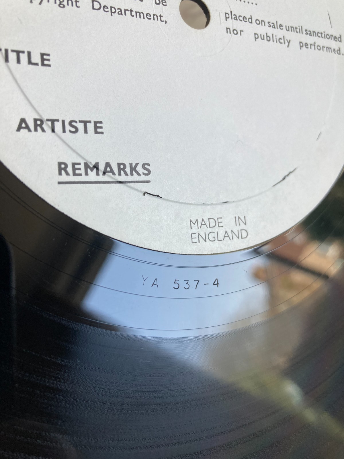 UNISSUED SAX GIESEKING GALLIERA Beethoven Piano Concerto No. 4 TEST PRESSING
