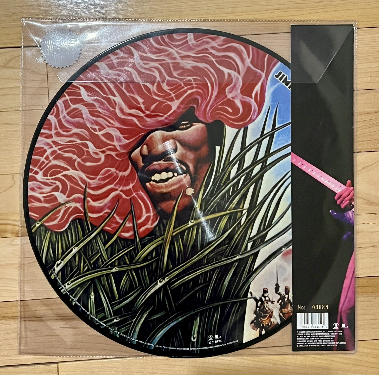 + NEW Jimi Hendrix MERRY CHRISTMAS & HAPPY NEW YEAR limited Picture Disc Vinyl +