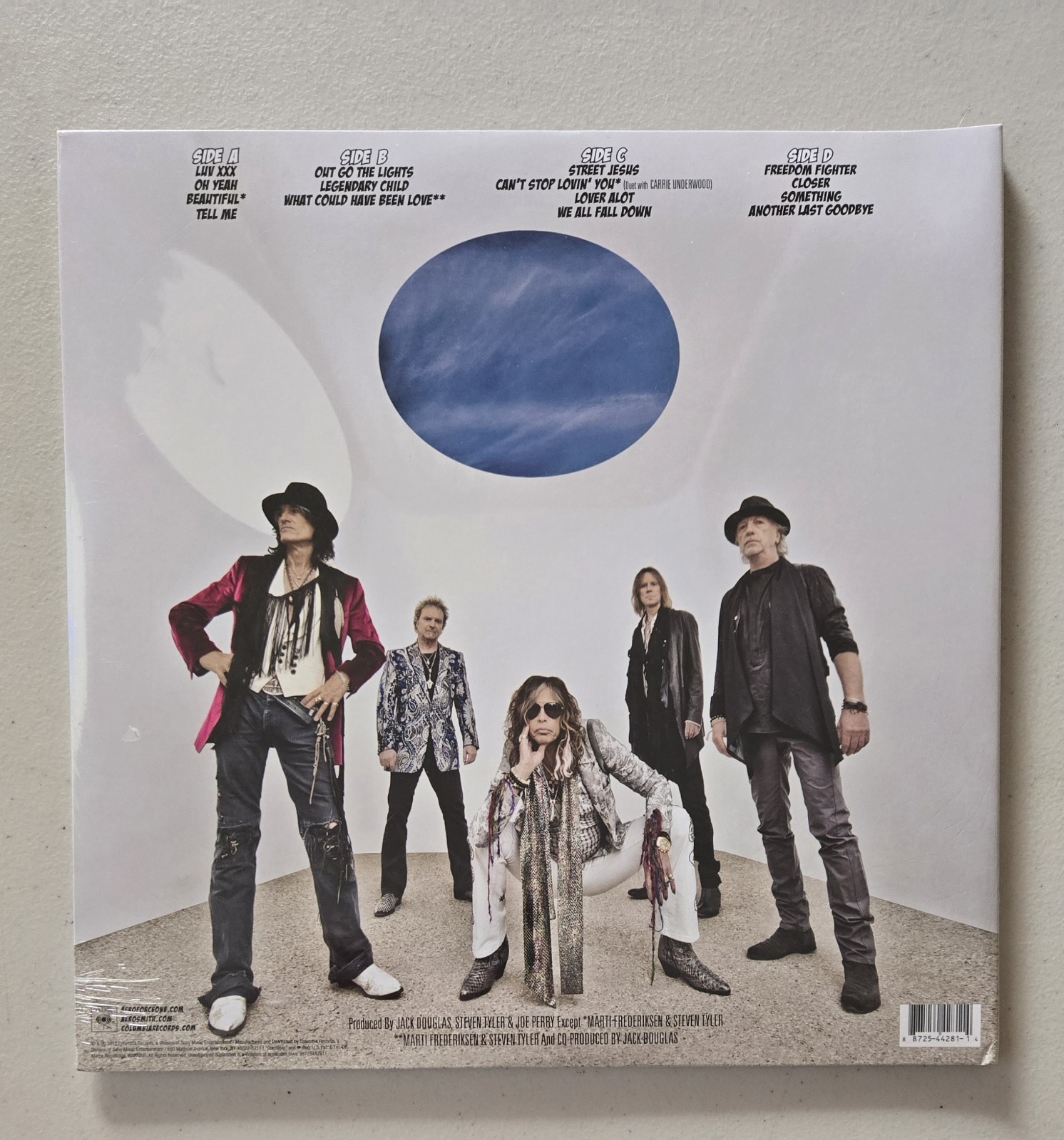 AEROSMITH – MUSIC FROM ANOTHER DIMENSION RED VINYL GATEFOLD JACKET 2xLP
